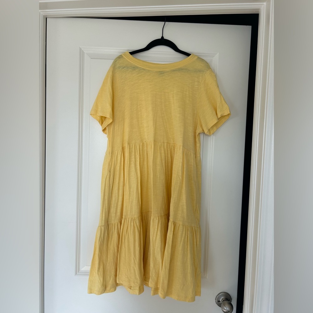 Old Navy Casual Yellow Mini Dress